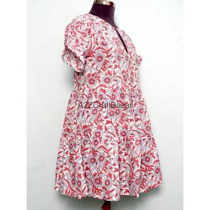 Best Selling Handmade Women's Summer Knee-Length Cotton Long Sleeve Button Loose Fitted Casual <b>Dress</b> for Holiday Resort Outfit - Product Image 4