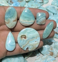 Aragonite bleue, pierre précieuse naturelle, cabochon druzy, prix de gros, cristal de guérison Reiki, méditation, pour la création de bijoux