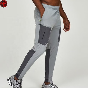 Custom logo High Quality Splicing Work Casual Pants Mesh Straight <b>String</b> Pants Puff Printing Custom Sweatpants Men Nylon Pant - Product Image 3