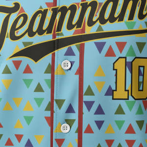 Tenues d'équipe de club unisexes personnalisées pour baseball et softball – Ensembles de maillots légers, anti-humidité, protection UV, OEM, haut de gamme automatisé - Product Image 4