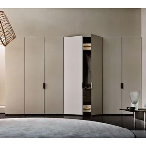 Armario Modular Moderno Europeo Personalizado JY Project, Armario de MDF RTA para Dormitorio, Hotel, Villa, Muebles de Madera - Product Image 2