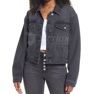 Chaqueta de Mezclilla de Primera Calidad en Oferta, Transpirable y Cómoda para Mujer, Venta en Línea - Product Image 2