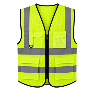 Gilet de sécurité routière haute visibilité, vêtements de travail réfléchissants, fournisseur personnalisé, fabricant en gros, gilet de protection pour équipe de circulation - Product Image 1