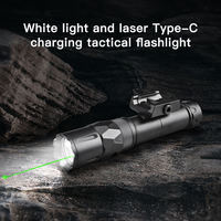 OCSHARK GLL25 2500lm Combo Lumière Laser pour R Compatible avec Interrupteur Magnétique à Distance Ar Light Laser Combo avec Stroboscope de Défense