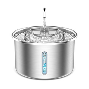 Fontanella <span class=keywords><strong>per</strong></span> Animali Domestici all'Ingrosso, Distributore d'Acqua <span class=keywords><strong>per</strong></span> <span class=keywords><strong>Gatti</strong></span> con Pompa Ultra-Silenziosa, Ricarica <span class=keywords><strong>Automatica</strong></span>, <span class=keywords><strong>Ciotola</strong></span> in Acciaio Inossidabile a Motivo Solido <span class=keywords><strong>per</strong></span> Cani e <span class=keywords><strong>Gatti</strong></span> - Product Image 2