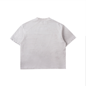 Camiseta Formal de Algodón Tejido Extra Grande Personalizada para Hombre, con Estampado Serigrafiado, Diseño Sólido, Manga Corta, Transpirable, Ecológica, OEM - Product Image 2