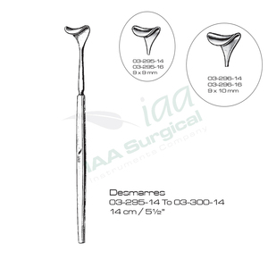 Retractores Quirúrgicos de Acero Inoxidable Duradero Desmarres al por Mayor, con Fuente de Alimentación Metálica, Tapa de Plástico Manual, OEM - Product Image 2