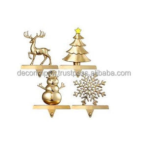 ตะขอแขวนถุงน่องถ่วงน้ำหนักสำหรับคริสต์มาส4ชิ้น - Product Image 1