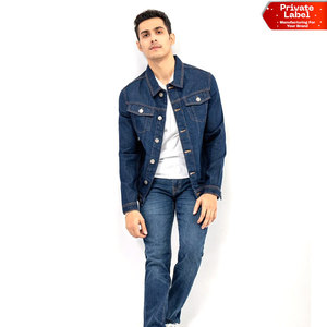 Custom Sublimation Denim <b>Jacket</b> Casual Button Up Jean Outerwear Blank Wholesale <b>Mens</b> Denim <b>Jacket</b> Relaxed Fit <b>Trucker</b> <b>Jacket</b> - Product Image 1