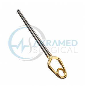 High Quality Yasargil Temporary Occlusion Clip 11mm Slightly Curved Jaw Stainless Steel <b>Neurosurgery</b> <b>Instrument</b> CE Certified - Product Image 3