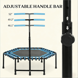 Trampoline de fitness personnalisable pour intérieur/extérieur, pliable, avec structure en acier et tissu, capacité maximale 150 kg pour le saut - Product Image 4