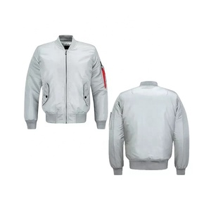<b>Men</b>’s Slim Fit Bomber <b>Jacket</b> Custom Stand Collar Winter Waterproof Windproof <b>Lightweight</b> Zip-Up Wholesale Supplier - Product Image 3