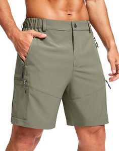 2026 Best Selling Men's Camouflage Cargo Shorts Quick Dry Elastic Waist Zipper Pockets Bermuda Length Casual Wear Custom Shorts - Product Image 4