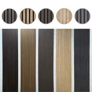 Panel Compuesto Sustituto de Madera, MDF, Fibra de Poliéster, Paneles Acústicos con Aspecto de Madera, Ignífugos, para Salas de Conferencias y Talleres - Product Image 5