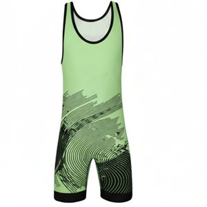 Combinaison de lutte personnalisée pour homme, sublimée, extensible dans quatre directions, respirante, séchage rapide, 85% polyester, 15% élasthanne, entraînement adulte - Product Image 4