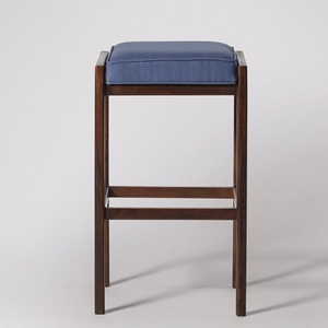 Remus Modern Bar <b>Stool</b> Counter <b>Height</b> Kitchen Furniture Sleek Contemporary Design Cushioned Seat Ergonomic PU Leather Metal Base - Product Image 2