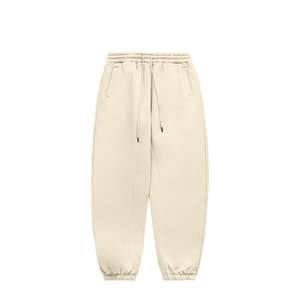 Pantalones Deportivos de Felpa de Algodón Grueso Personalizados al por Mayor, Pantalones Jogger de Pierna Recta para Hombre con Cintura Elástica - Product Image 4