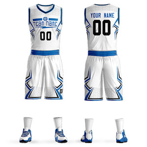 Uniformes de basket-ball de haute qualité, logo personnalisé, vêtements de sport en polyester, respirants et confortables - Product Image 1