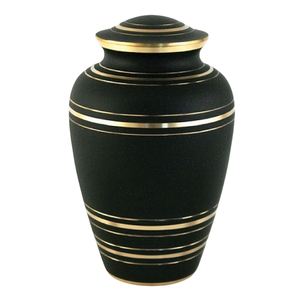 Urnes funéraires pour adultes en laiton de haute qualité avec gravure d'oiseaux en vol, finition en étain et couleur bleue, pour cendres humaines - Product Image 6