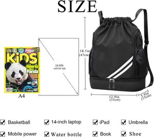 Bolsa Deportiva de Lona para Gimnasio, Directo de Fábrica, 30-40L, Logotipo Personalizado, Suministro al Por Mayor - Product Image 2