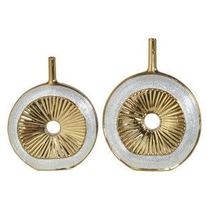 Precioso Florero Metálico Dorado Moderno con Acabado Transparente para Centro de Mesa de Boda con Presencia Lujosa y Brillante - Product Image 6