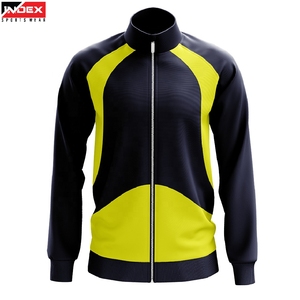 INDEX Men's Color Blocking <b>Racer</b> <b>Jacket</b> Breathable Polyester Sporty Zipper Front Stand Collar Autumn Wear - Product Image 1