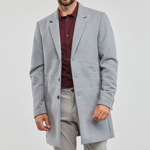 Manteau en laine imperméable de haute qualité, coupe ajustée, avec logo personnalisé, pour l'hiver – Vente directe usine, personnalisable pour la vente en ligne - Product Image 2
