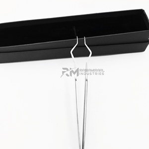 Boîte noire RMI pour pince à épiler pour extensions de cils, design argenté brillant, nouveau modèle - Product Image 5