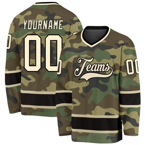 Maillot de hockey personnalisé OMMIZ INDUSTRY camouflage noir - Salute To Service - Vente en gros, best-seller - Product Image 1