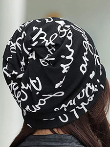 New Custom Design Black Letter Print Beanie Hat For Women 100% Acrylic Knit <b>Winter</b> <b>Cap</b> Casual Style 56-58CM Head Circumference - Product Image 6