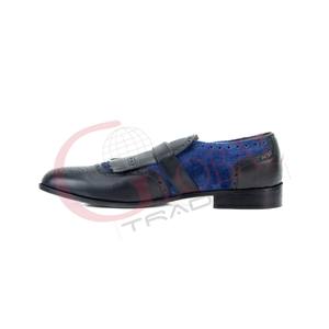Chaussures décontractées en cuir faites à la main pour hommes, mocassins de mariage à semelle souple, respirants, à enfiler, de luxe, pour affaires, style Oxford - Product Image 4
