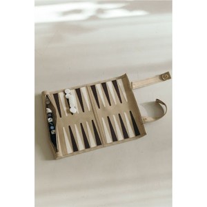 Backgammon de Lujo Enrollable de Cuero, Juego de Mesa Portátil de Viaje con Interior de Gamuza, Bolsillo con Cremallera, Dados y Fichas, Ideal para Regalo - Product Image 4