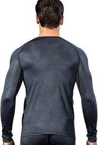 Men's Compression Long Sleeve Performance Shirt Premium Quick Dry Compression Base <b>Layer</b> <b>Top</b> Men's Athletic Compression Training - Product Image 5