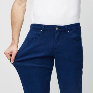 Premium <b>Stretch</b> Denim Pants for <b>Men</b> Slim Fit <b>Men</b> Casual Blue Denim Jeans Regular Fit Pants - Product Image 2