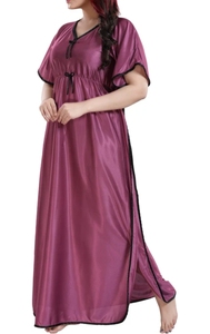 Kaftan Handmade Moroccan kaftan Dress Batwing Wide Sleeve V Neck Polyester Regular Fit Casual Evening Party <b>Flared</b> Sleep Wear - Product Image 6