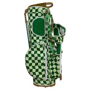 Sac de golf en cuir imperméable et nylon OEM avec support élégant pour hommes et femmes - Product Image 4