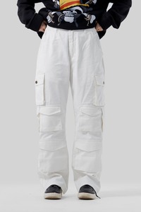 Jeans en denim tissé pour un confort quotidien - Coupe décontractée à jambe large, écologique et mi-lourds, pantalon de mode toutes saisons (hiver/printemps/été) - Product Image 1