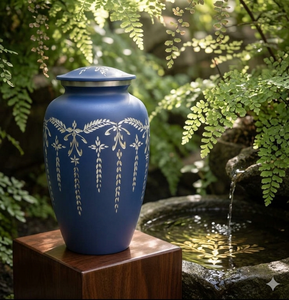 Urne funéraire en aluminium Cherished Spirit - Urne funéraire polie pour cendres - Product Image 4