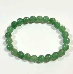 Pulsera de Aventurina Verde Natural al por Mayor, Joyería Elástica de Piedra para Mujer, Regalo para el Día de la Madre y Año Nuevo - Product Image 1