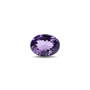 Loose 6.6 Carat Oval Cut Amethyst Gemstone for Fine Jewelry - Product Image 1