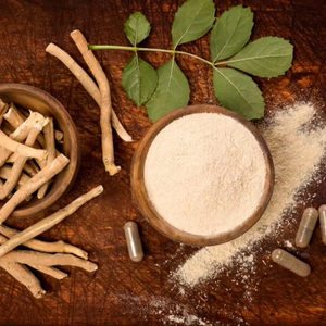 WARRLY Organic Ashwagandha Bark Herbal <b>Extract</b> Powder 5% Withanolides 99% Solvent Extracted Food Grade Gujarat Bottle Bulk - Product Image 1