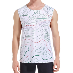 Camiseta sin Mangas para Hombre, Cuello Redondo, Tejido Transpirable de Secado Rápido, con Logotipo Frontal Personalizado, Precio Razonable 2026, para Gimnasio, Venta al Por Mayor - Product Image 2