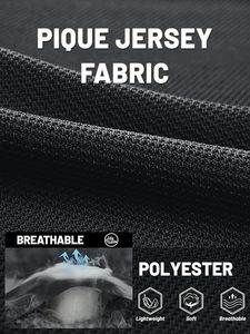 Mens <b>Polo</b> <b>Shirts</b> Short Sleeve Quick Dry Collared <b>Shirt</b> Performance Pique <b>Polos</b> for Athletic Tactical Golf <b>Work</b> - Product Image 3