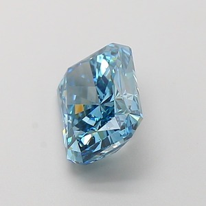 Diamant CVD bleu vif fantaisie taille radiant, clarté VS1, polissage excellent, pierre précieuse de laboratoire pour création de bijoux - Product Image 3