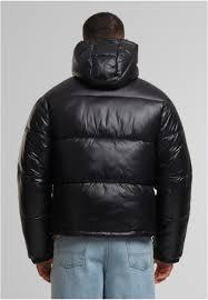 Gloxy Canvas Puffer Jacket Custom Logo Solid Color Men <b>Winter</b> Bubble Padded <b>Waterproof</b> Breathable <b>Coat</b> - Product Image 2