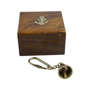 Llavero Metálico Decorativo con Acabado Dorado Brillante, Diseño de Anillo para Llaves, Anillo de Llaves de Latón al Mejor Precio - Product Image 1