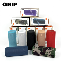 Enceinte portable GRIP, basses profondes, son clair, lumière RGB, enceinte extérieure, audio sans fil à clipser pour la randonnée, le camping, les voyages, les fêtes