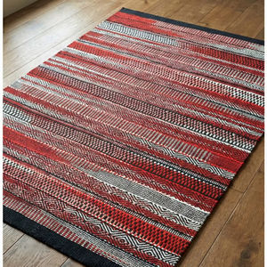 Tapis moderne en coton de haute qualité, tissé à la main, antidérapant, extra épais, multicolores, pour une utilisation en intérieur/extérieur dans le salon - Product Image 1