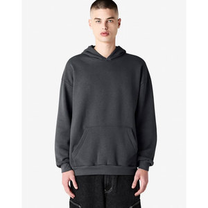 Sweat à capuche personnalisable 100 % coton tricoté pour hommes et femmes, avec logo imprimé, coupe classique, grandes tailles, qualité supérieure - Product Image 1