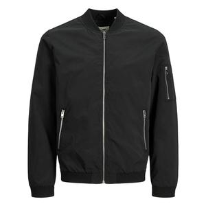 Blouson aviateur en cuir pour homme, à capuche, imperméable, avec poignets côtelés, col rabattable, fermeture éclair, style décontracté, en promotion - Product Image 1